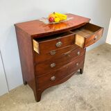 Commode ancienne en acajou, Angleterre, XIXe siècle