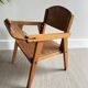 Vintage compass foot chair for children