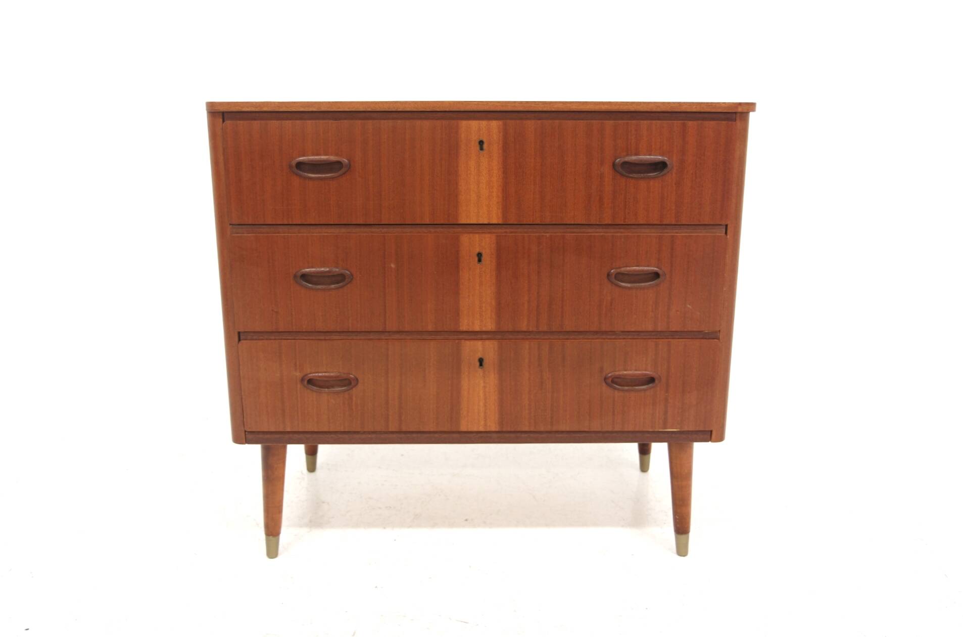 Scandinavian mahogany chest of drawers, Sweden, 1950