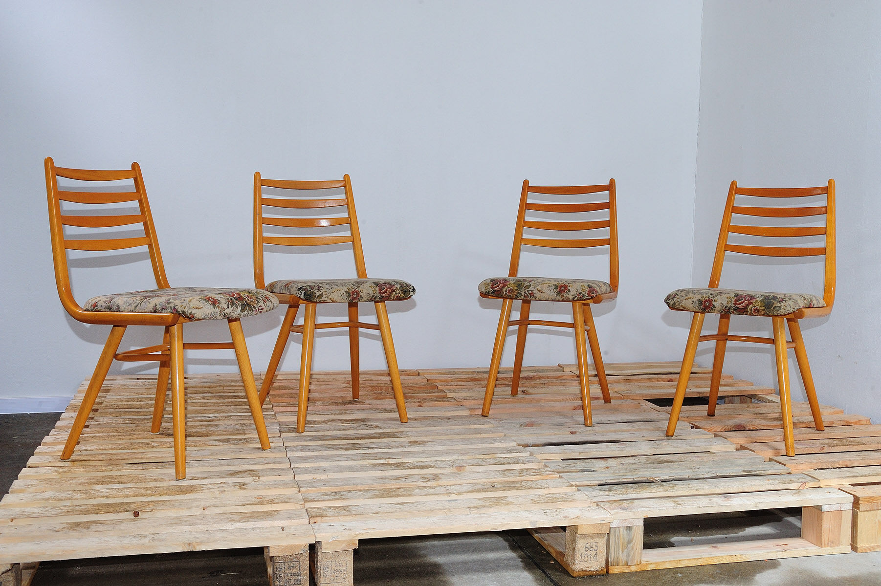 Dining chairs by Jitona Czechoslovakia 1970s