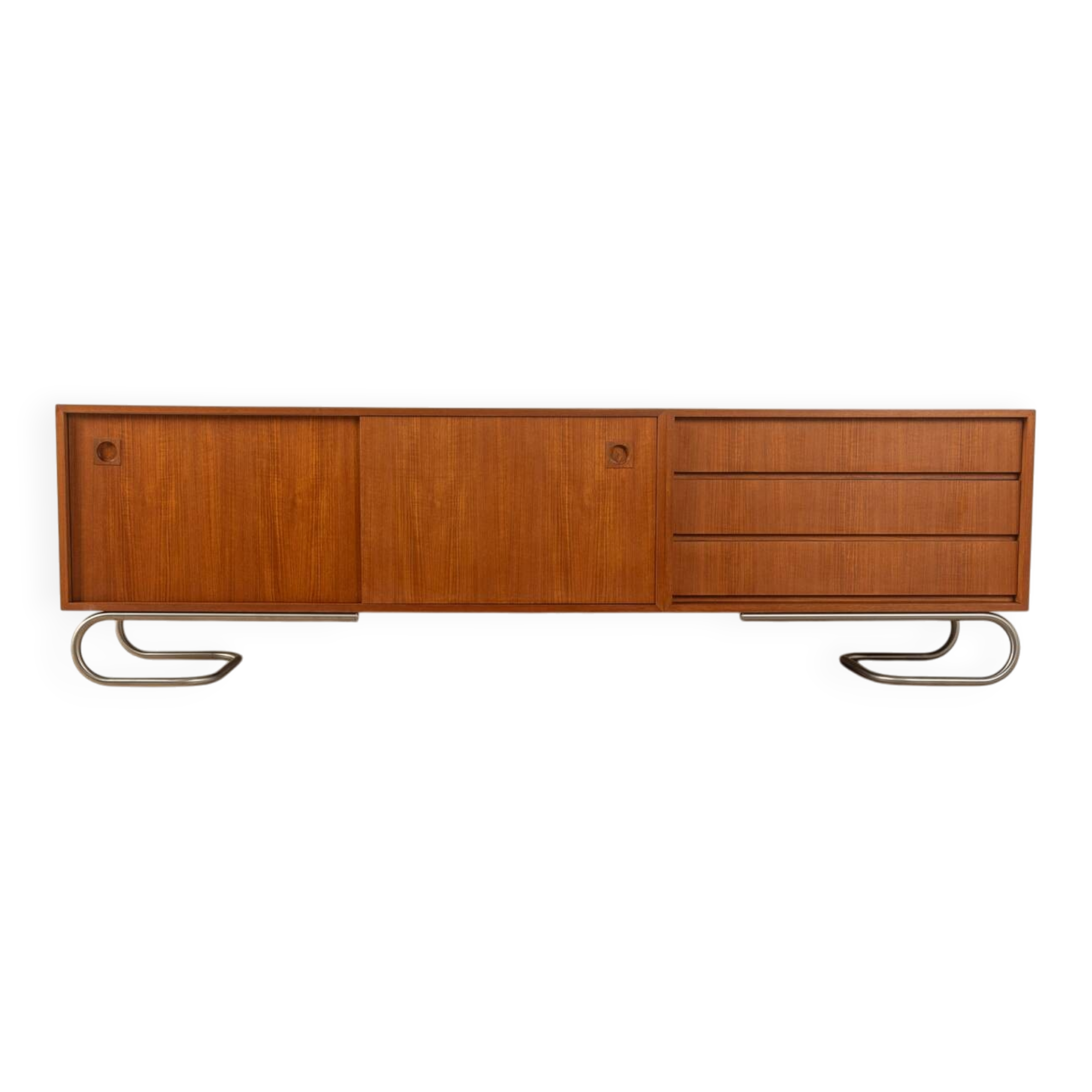 Buffet des années 1960 avec pieds Bauhaus