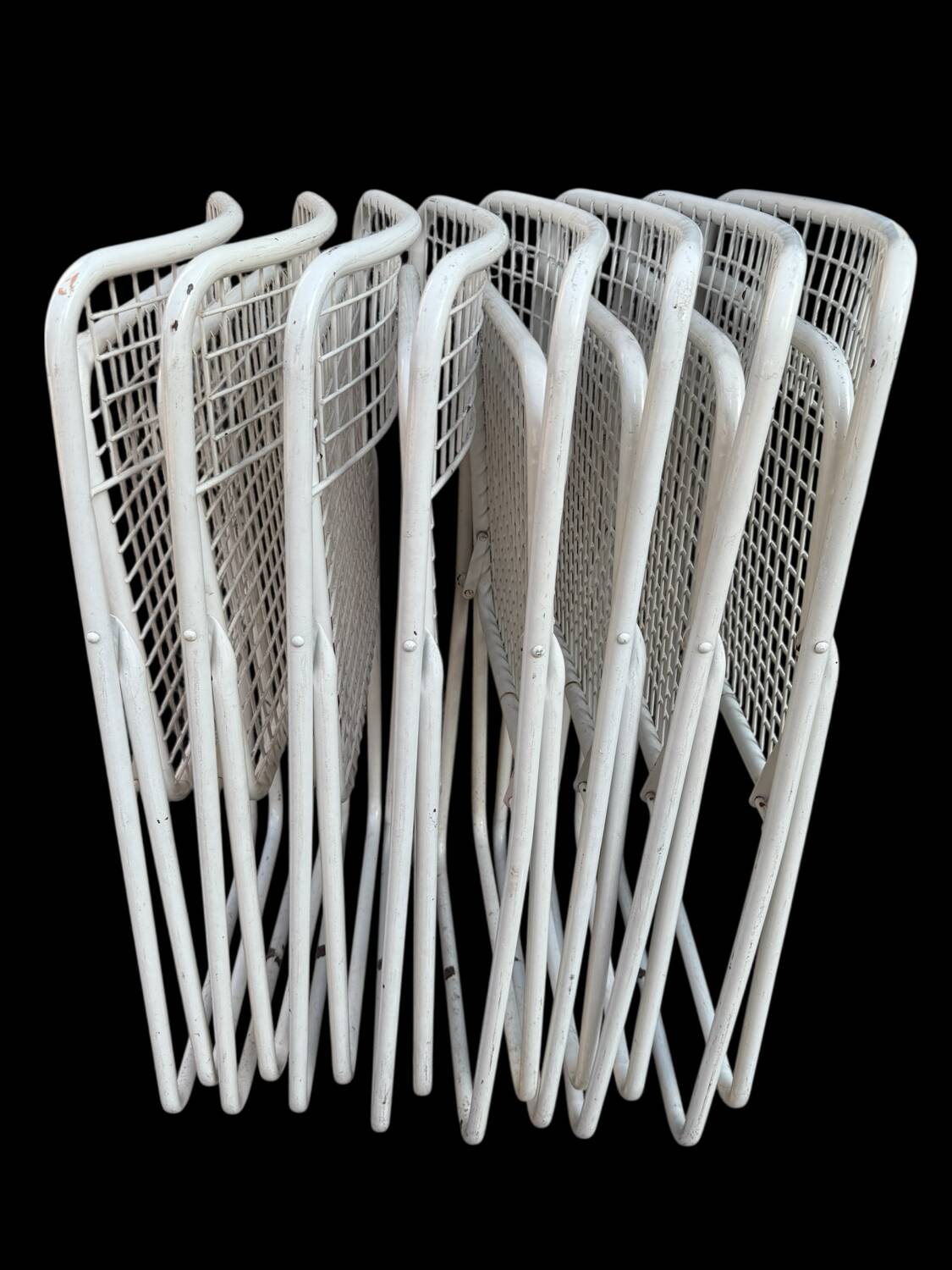 Ted Net Folding Chairs by Niels Gammelgaard for IKEA, 1970s, Set of