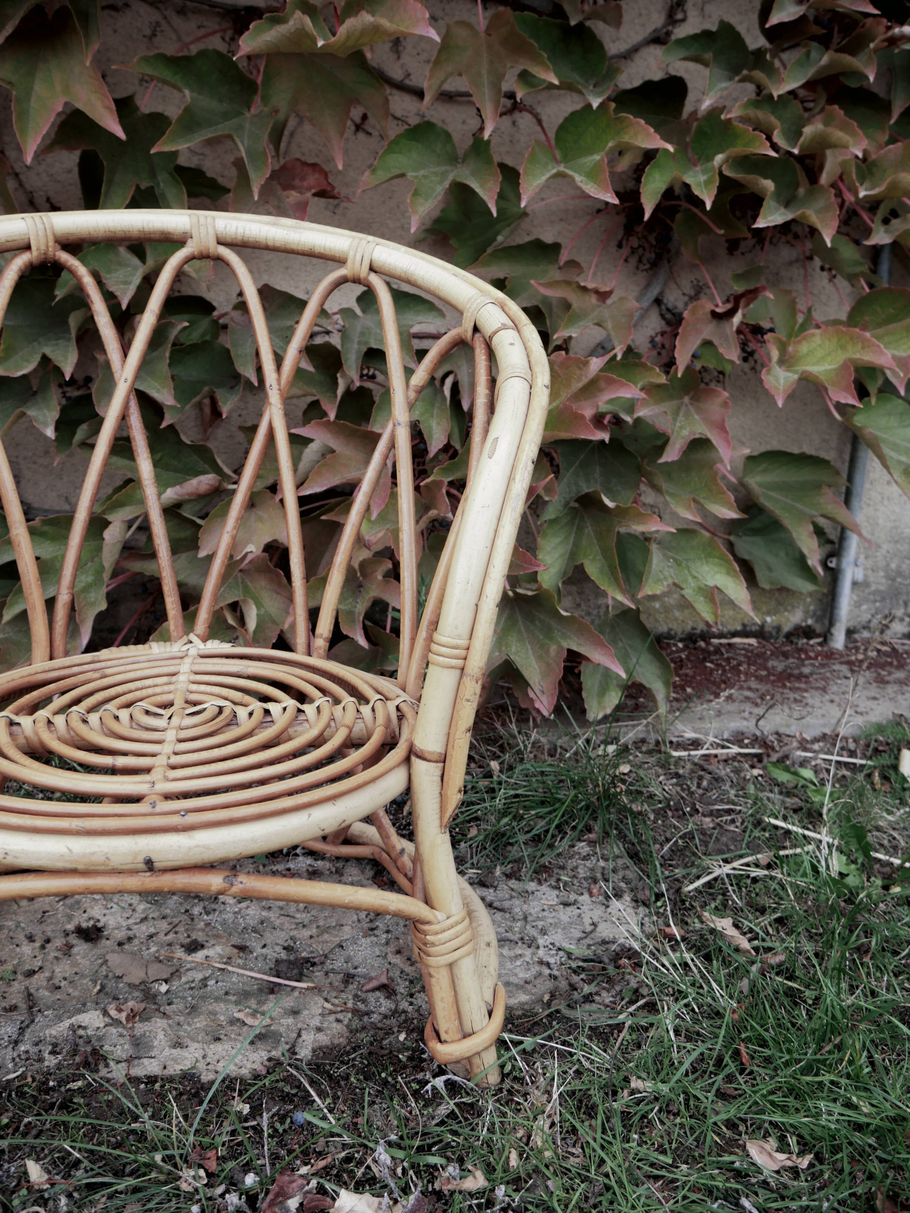 Rattan child chair