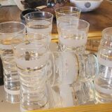 Set de 8 verres à eau 50's