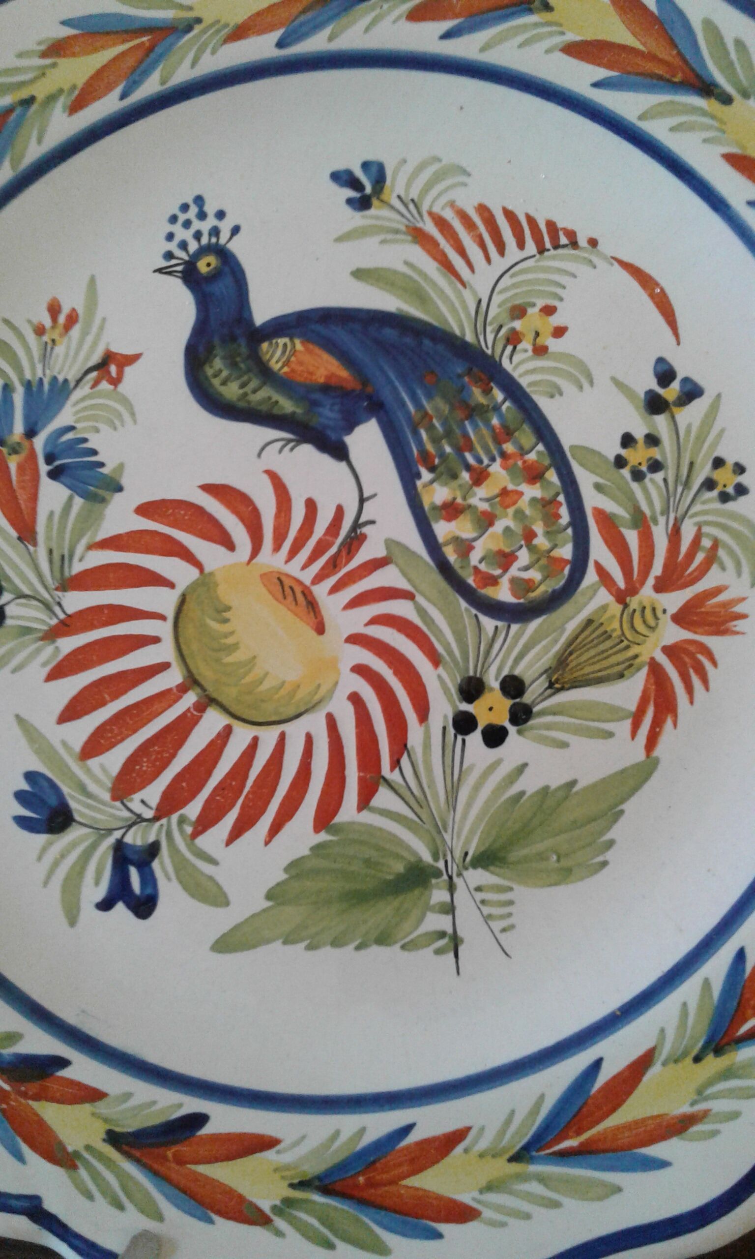 Quimper Decorative Plate