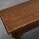 Rustic oak bench with nice patina, France ca. 1900