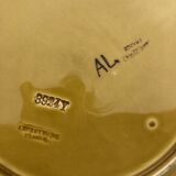 Set of 2 round dishes in Sarreguemines slurry