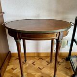 Antique Louis XVI style oval table but not period