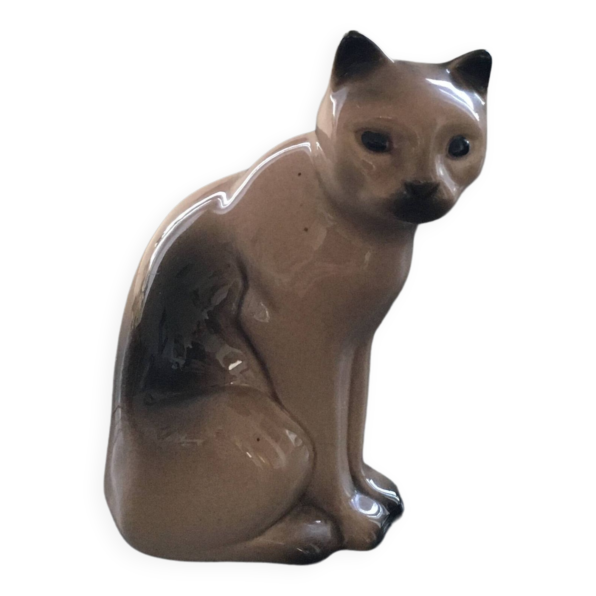 Antique ceramic cat