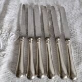 12 antique knives - Silversmith A Frenais Paris - 6 large & 6 small