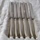 12 antique knives - Silversmith A Frenais Paris - 6 large & 6 small