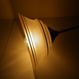 Suspension in brass and glass opaque Netherlands 1960s/1970s