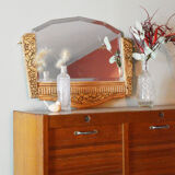 Miroir bois art déco