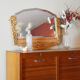 Wood Art Deco mirror