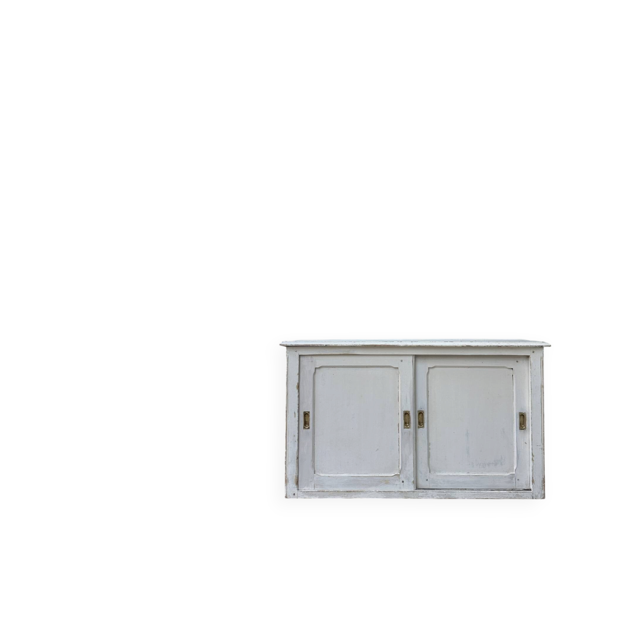 Vintage sideboard with sliding doors (renovated)