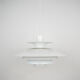 Danish vintage pendant lamp Verona by Kurt Wiborg, Jeka 1980s