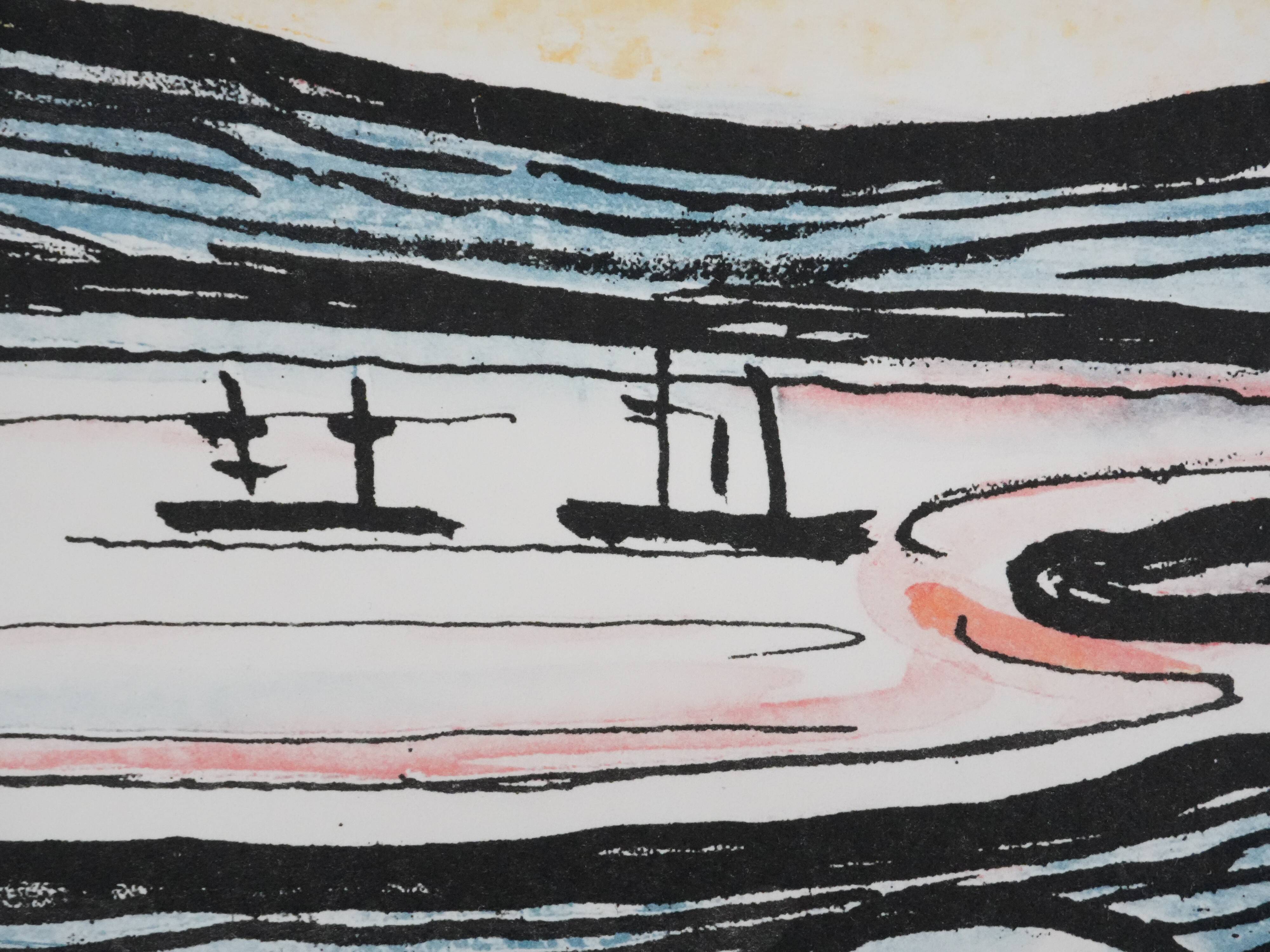 Edvard Munch: The Scream, signed lithograph