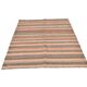 4x5 Red & Brown Small Size Kilim Rug, 134x164Cm