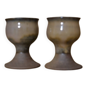 Stoneware egg cups