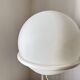 Vintage Postmodern Table Lamp by Glashütte Limburg – White Glass Globe