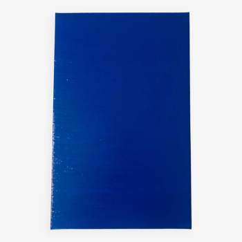 Blue Monochrome Oil Painting