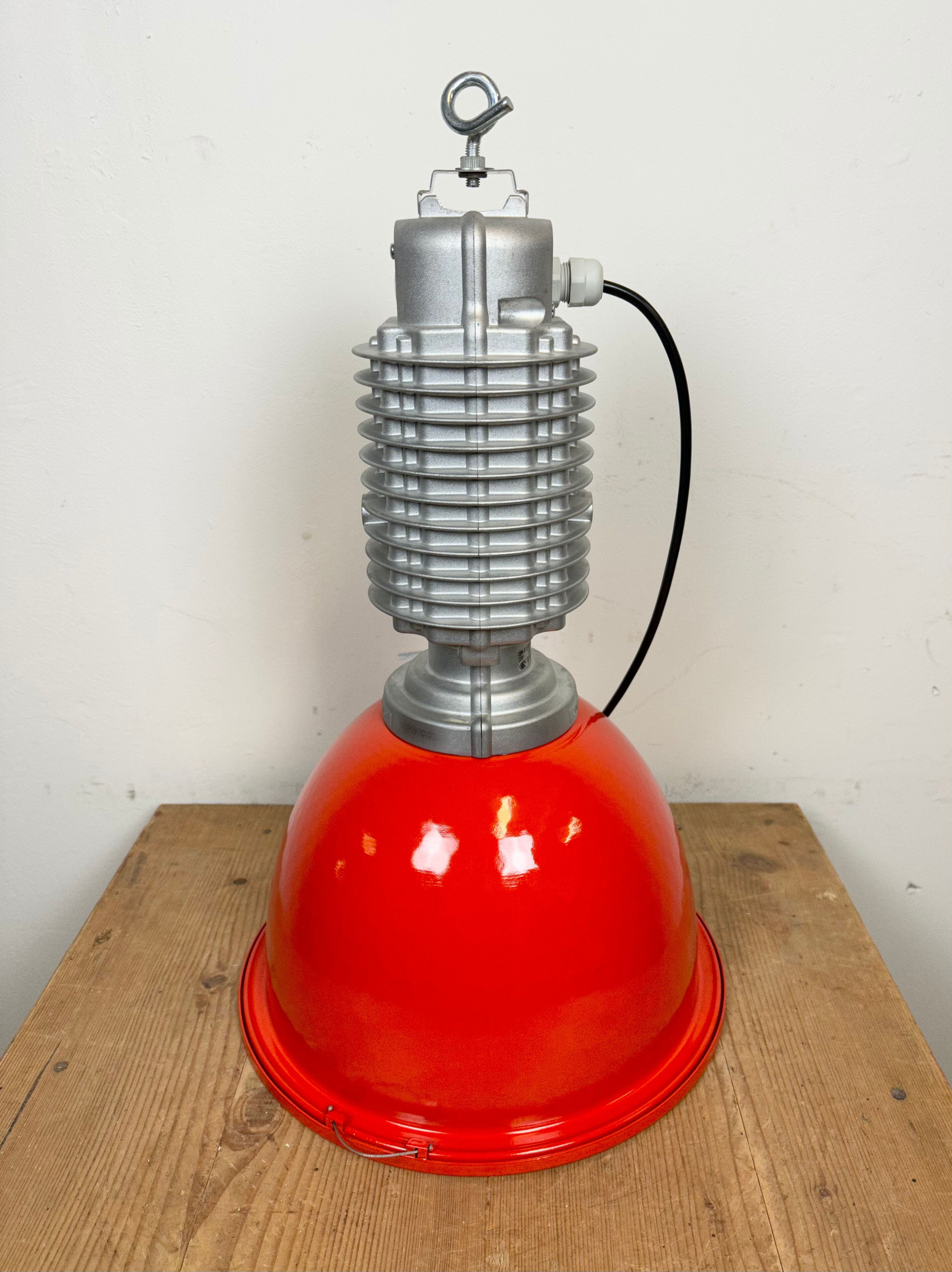 Industrial pendant lamp by charles keller for zumtobel, 1990s