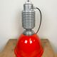 Industrial pendant lamp by charles keller for zumtobel, 1990s
