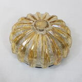 Glass globe ceiling light