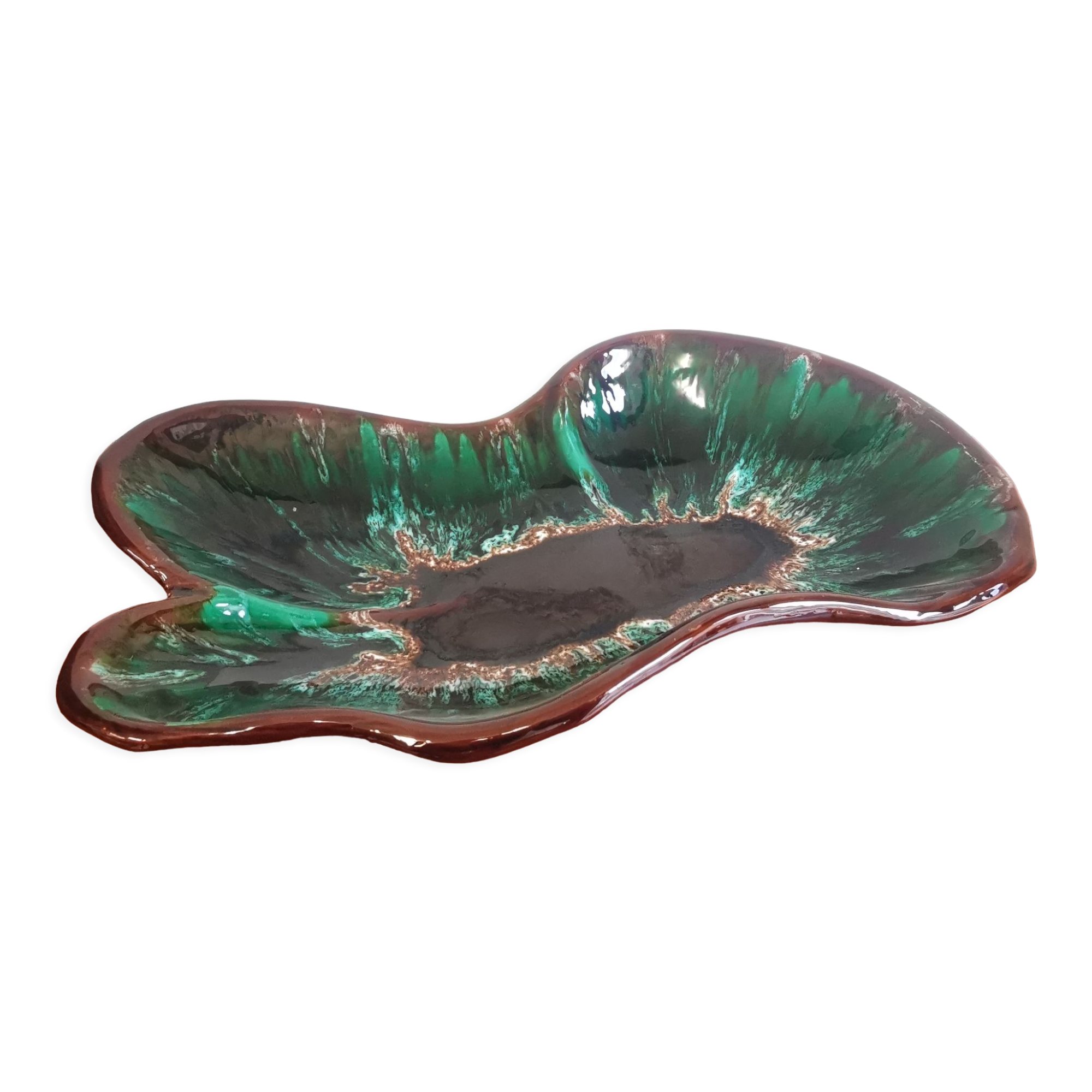 Ceramic centerpiece Vallauris mid century