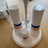 Service à condiments Guzzini “Pagoda”, Italie 1970