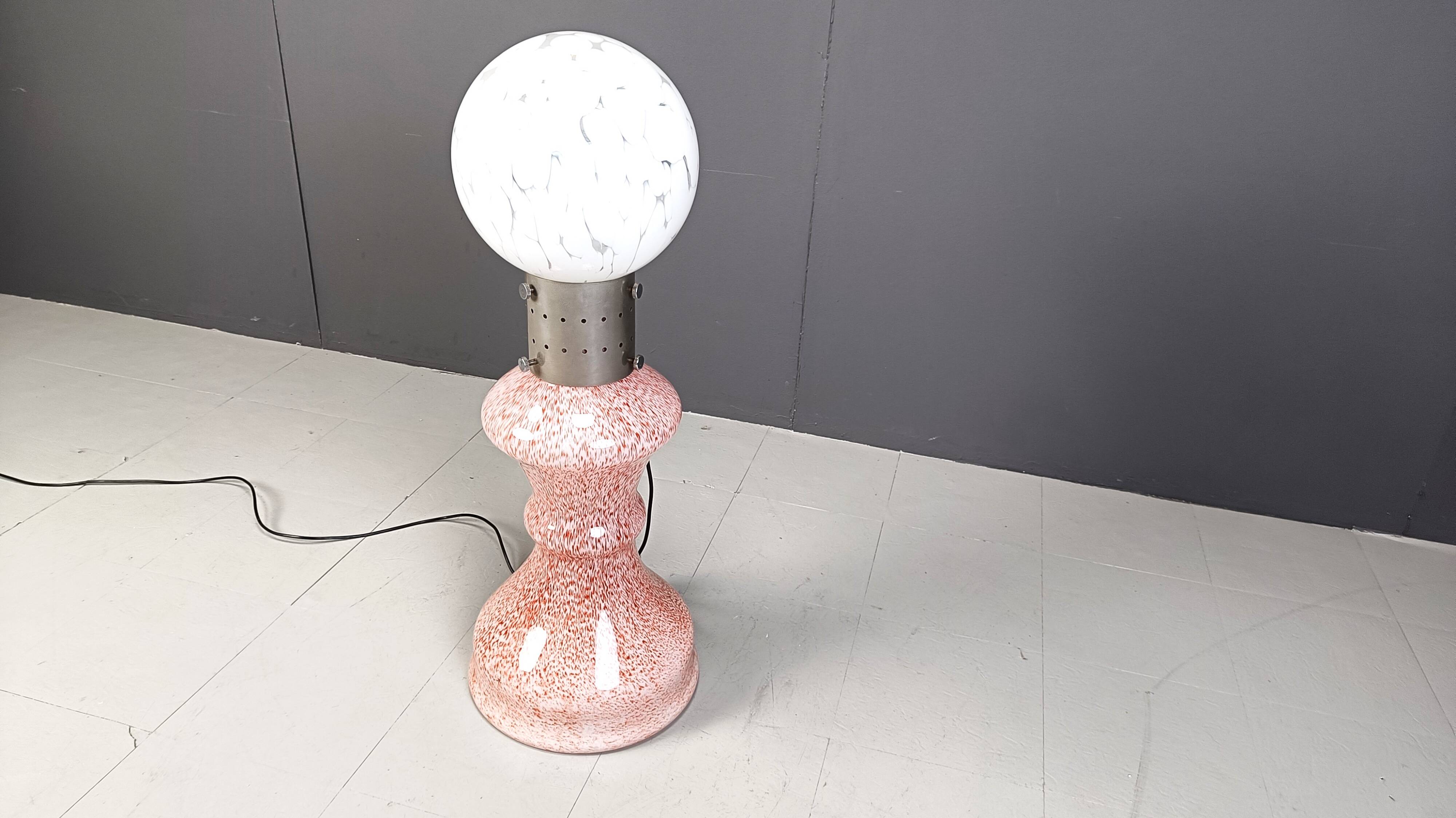 Vintage floor lamp by Mazzega, 1960s