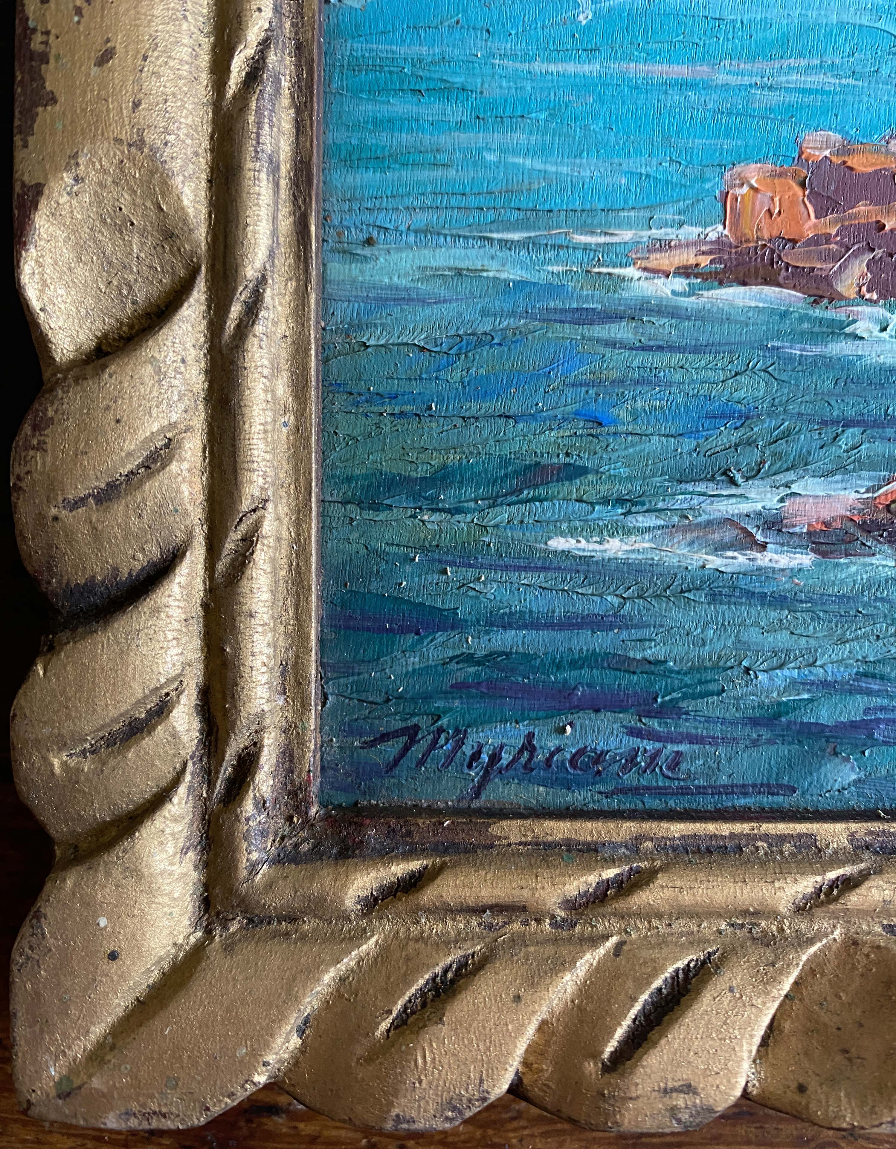 Table HSP Mediterranean Marine Signed around 1950