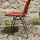 4 stackable chairs by Giancarlo Piretti DSC 106 for Anonima Castelli