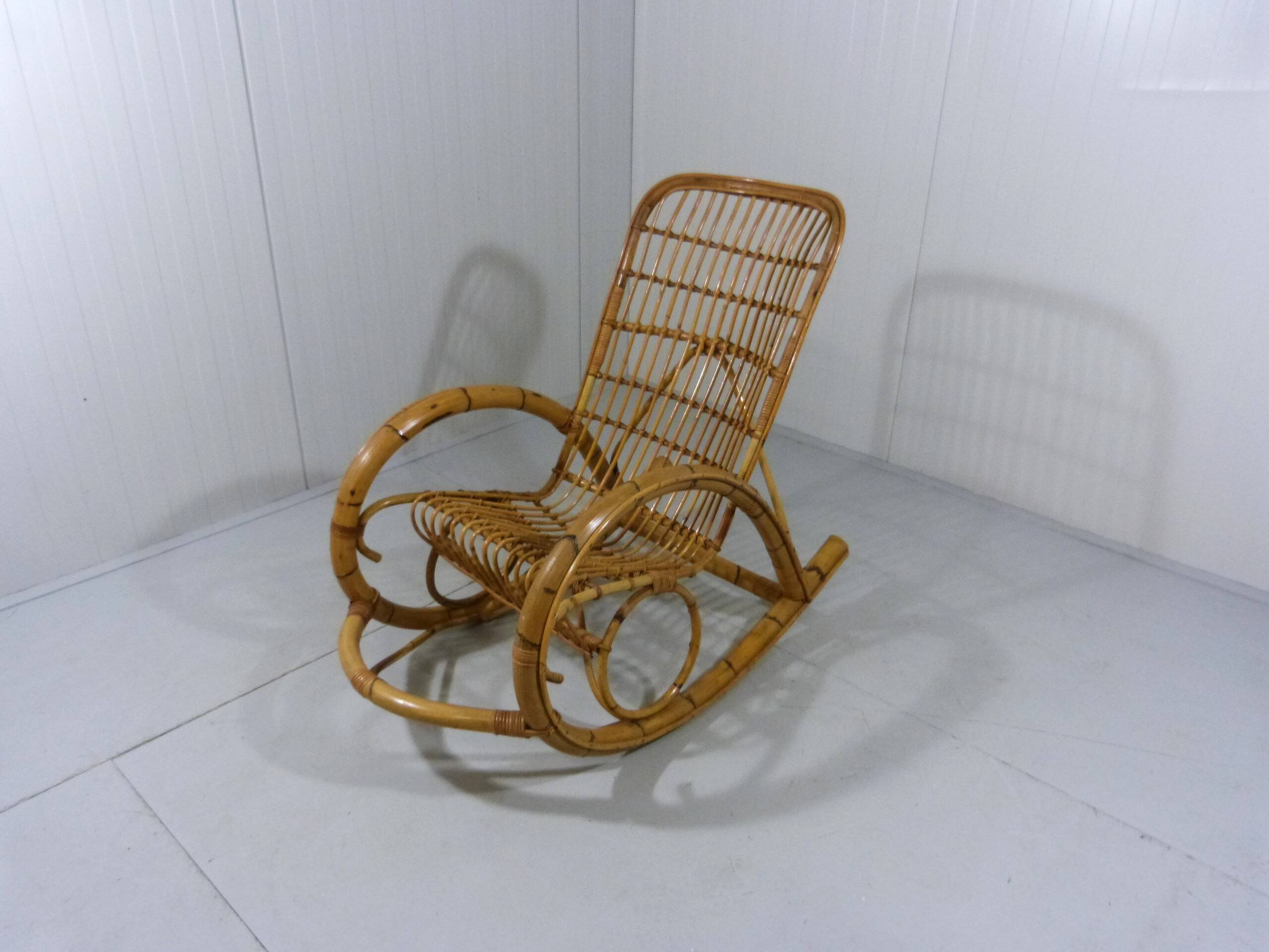 Rattan rocking chair 1960’s