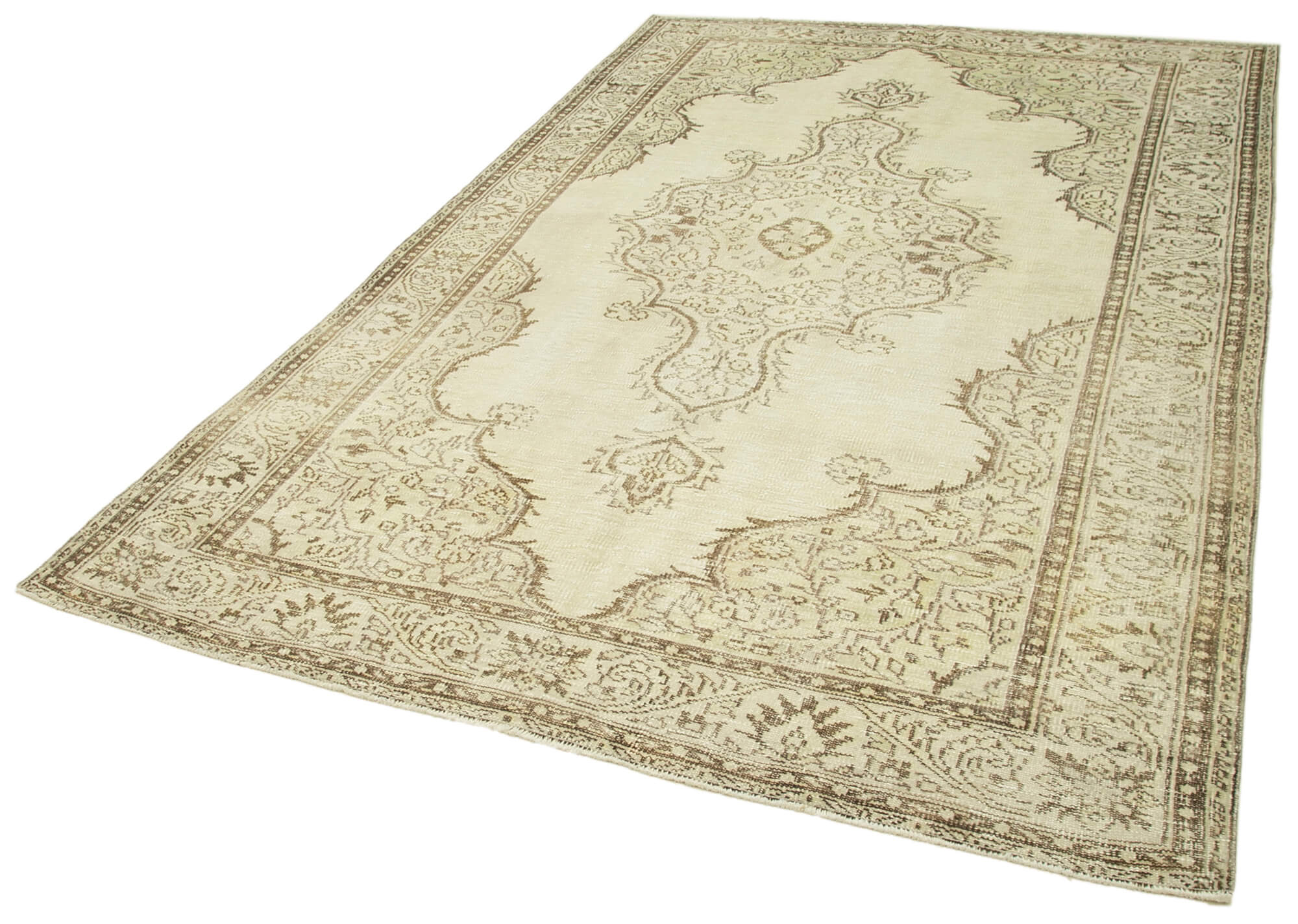 Handmade Contemporary Oriental Beige Rug 190 cm x 294 cm - 38967