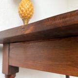 Lampe de table ananas céramique et laiton 1950