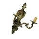 AEB Wall Lamp, Rococo, Brass, Poland, 1970s