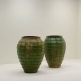 Set of 2 large early 16th century Tuscany vases, Italy.