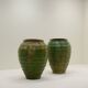 Ensemble de 2 grands vases toscans du début du XVIe siècle, Italie.