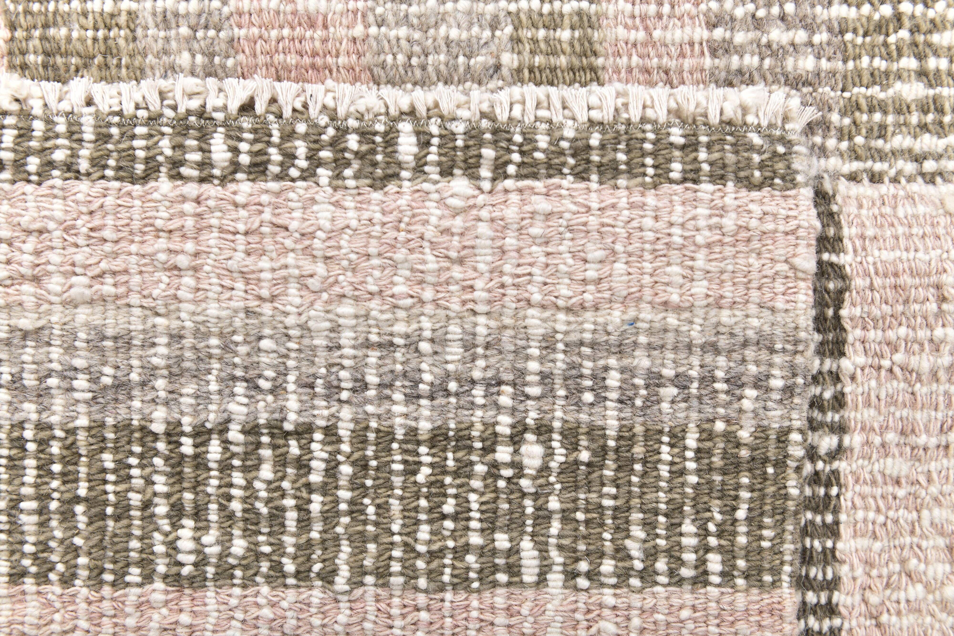 212x145 pink green wool kilim rugs, organic wool kilim rugs, scandinavian k