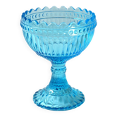 Bol sur pied vintage Iittala Marimekko bleu - Design finlandais