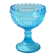 Vintage Iittala Marimekko Aqua Blue Pedestal Bowl - Finnish Design