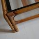 Vintage rattan shell bed