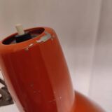 Orange architect lamp Waso type 335 made in Sweden