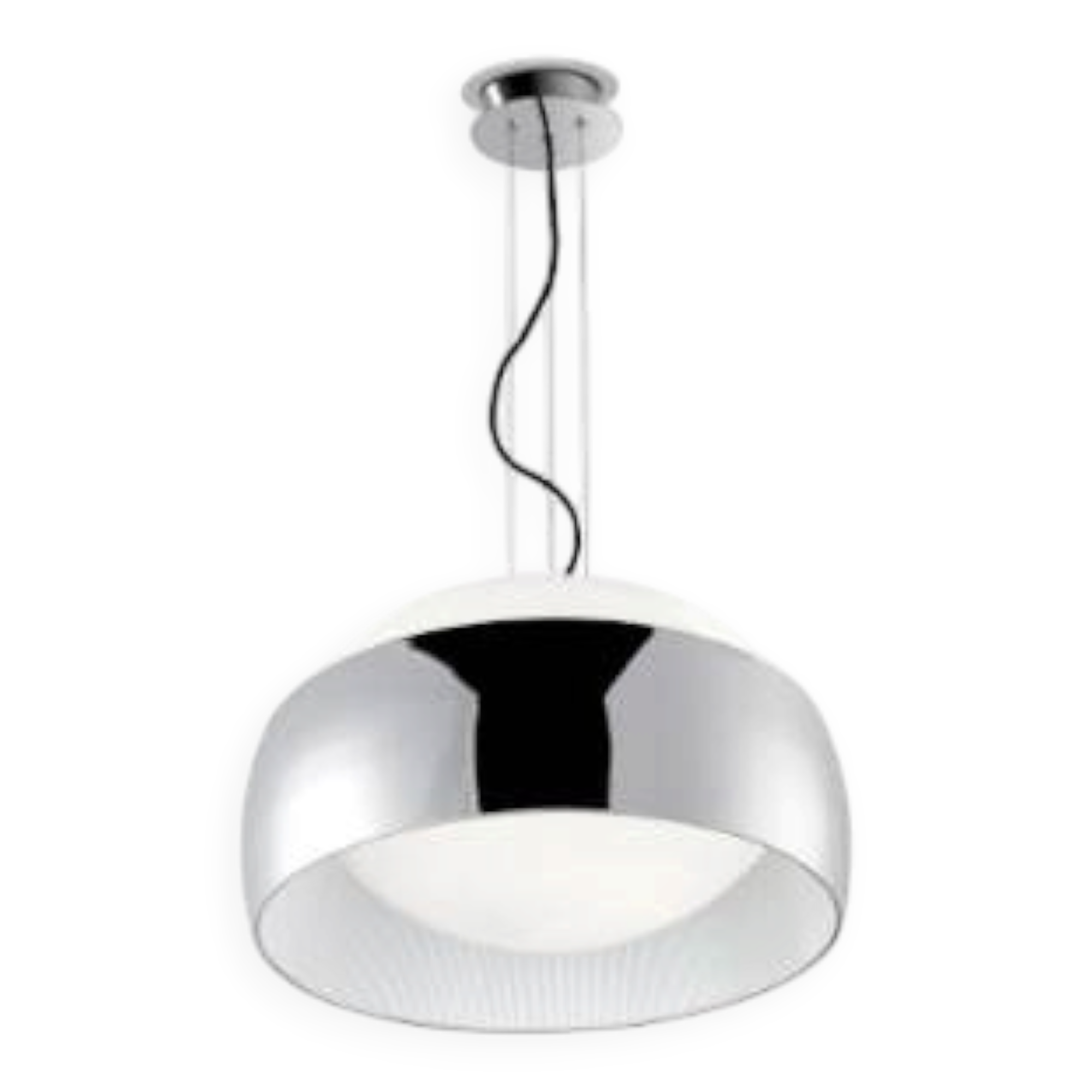 Modern frosted glass pendant light