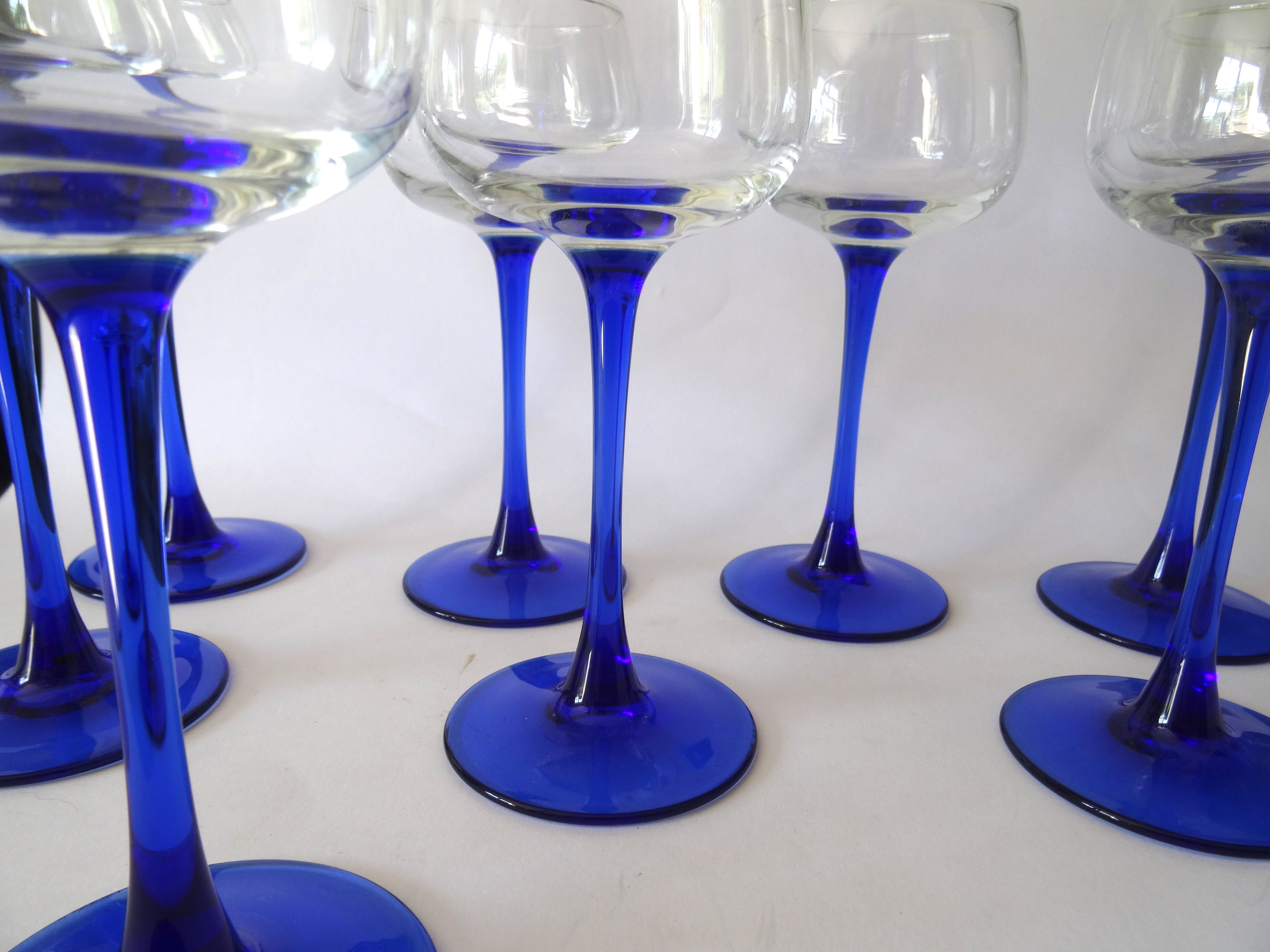 Blue balloon foot glasses