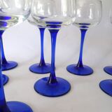 Blue balloon foot glasses