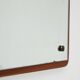 Scandinavian square teak mirror from the 1960s–70s