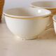 Set of 4 beige cups Villeroy and Boch, vintage