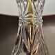 Lampe 1975 a 80 verre et  chrome or